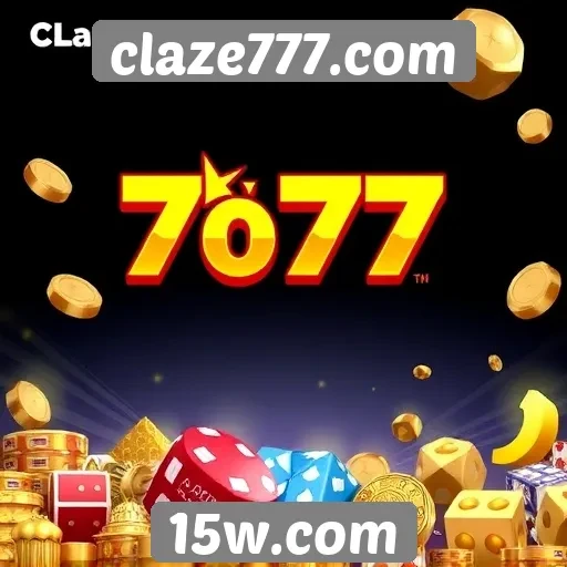 Variedade de jogos disponíveis no claze777.com